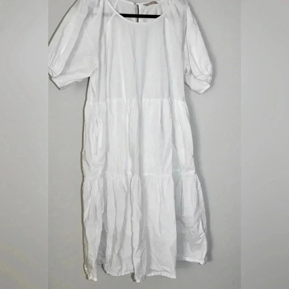 Everlane Dresses & Skirts - Everlane White Midi Peasant Dress